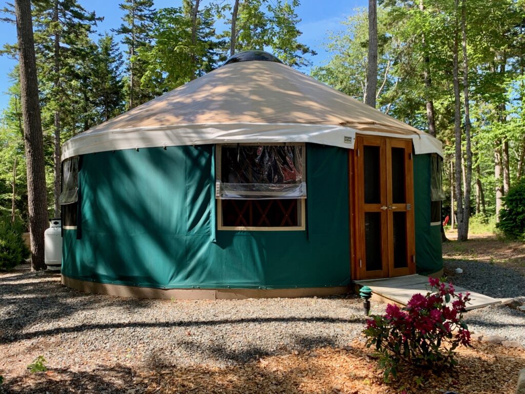 Checking In: Acadia Yurts glampground – Maine Travel Maven